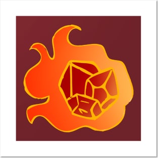 D20 FIRE! Posters and Art